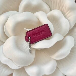 Coach Dark Fuchsia Pink Hangtag